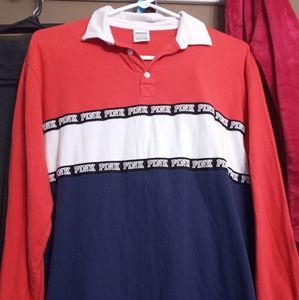 VS PINK polo tee
